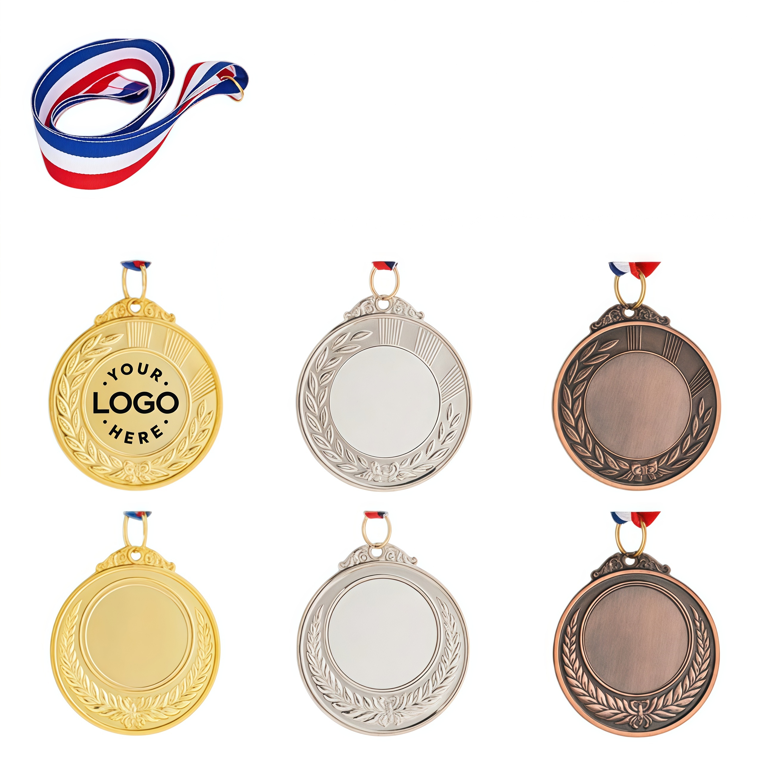 Sports Recognition Medal with Lanyard