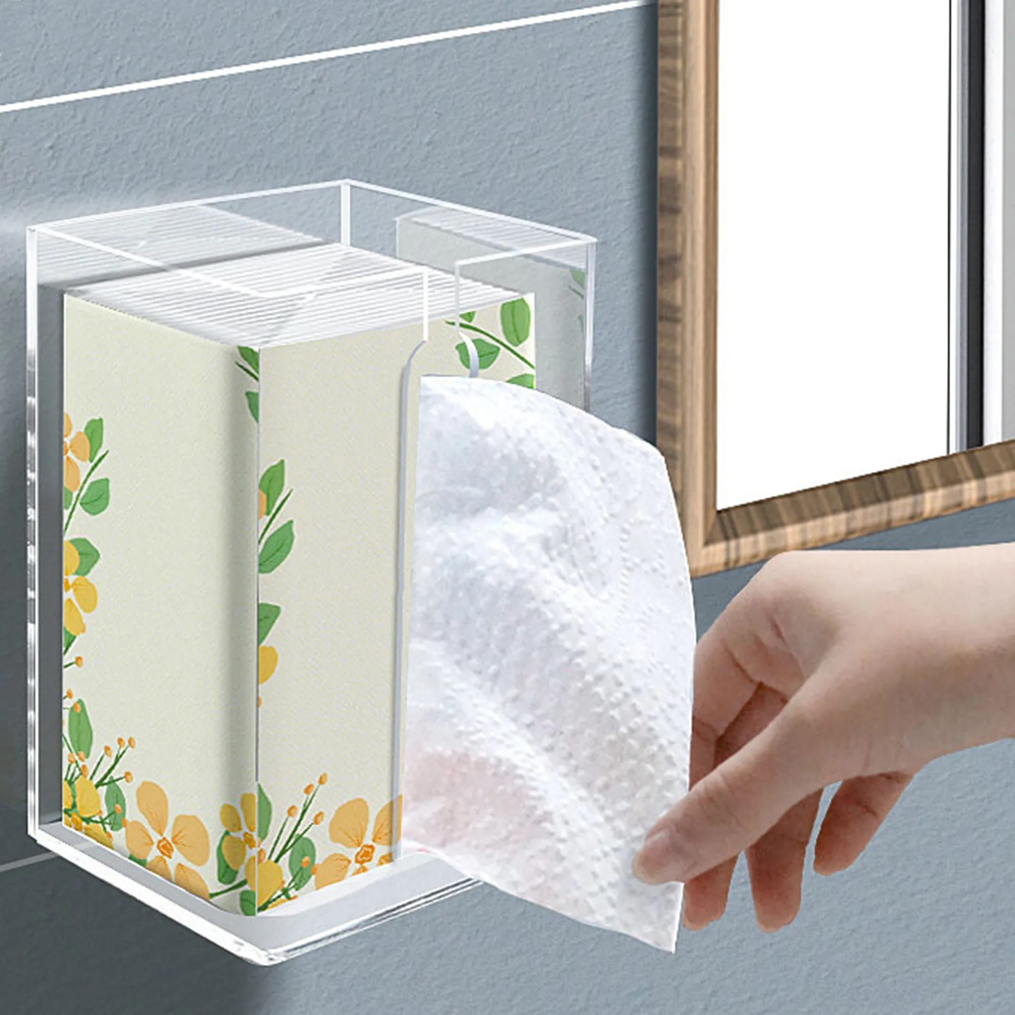 Wall-Mounted Tissue Box 8