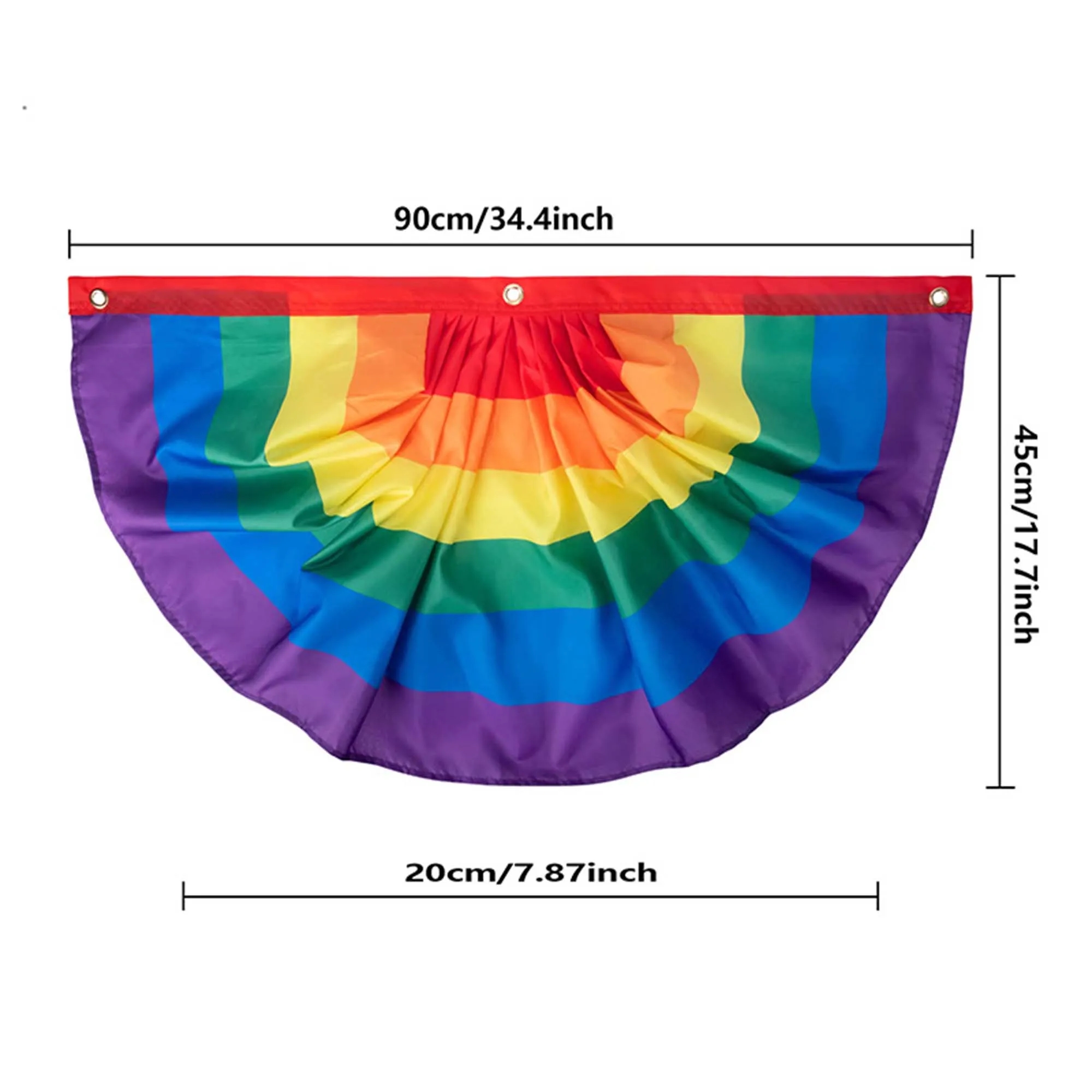 Rainbow Sector Shaped Banner 6