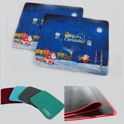 Non-Slip Rubber Base Mouse Pad with Stitched Edge