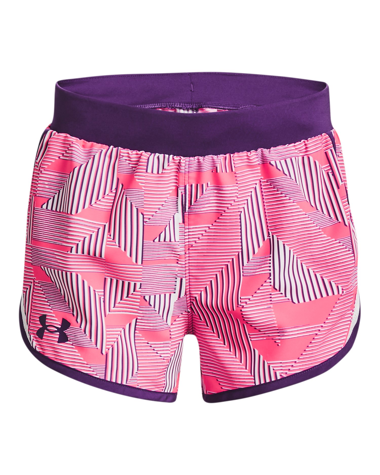 UA Fly-By Printed Girls' Shorts 30