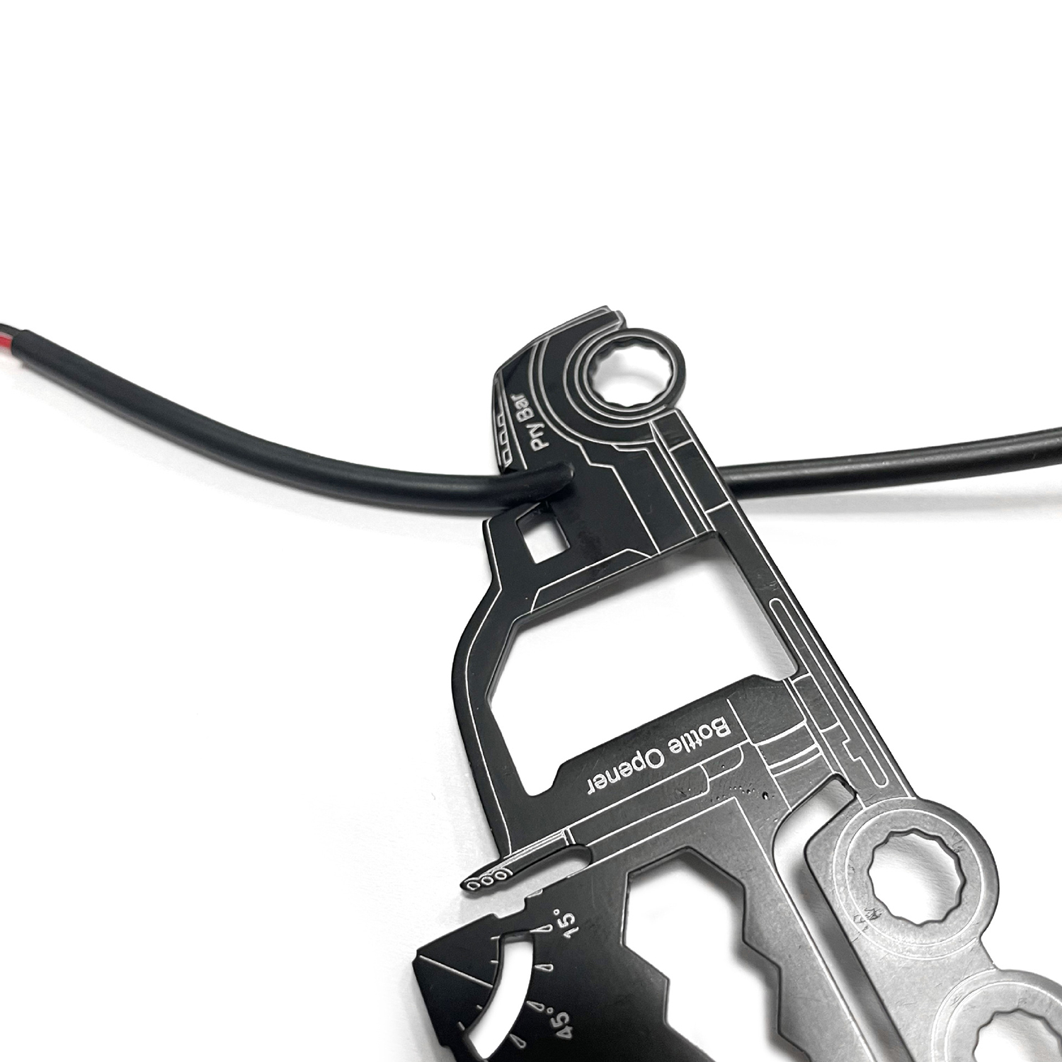 GearCard 21-in-1 Truck-Shaped Multi-Tool Card – Stainless Steel Wallet EDC Gadget 7