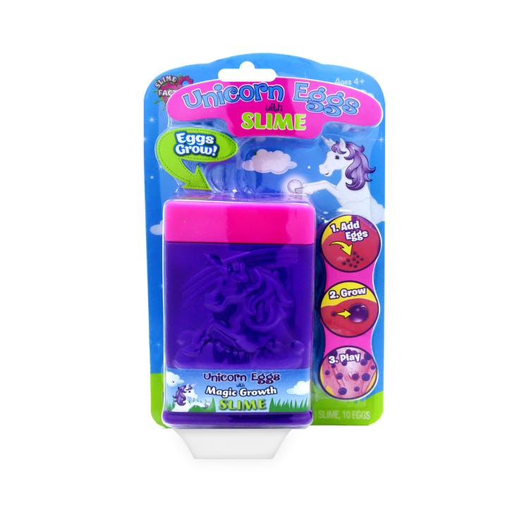 Unicorn Eggs with Slime - Assorted 3