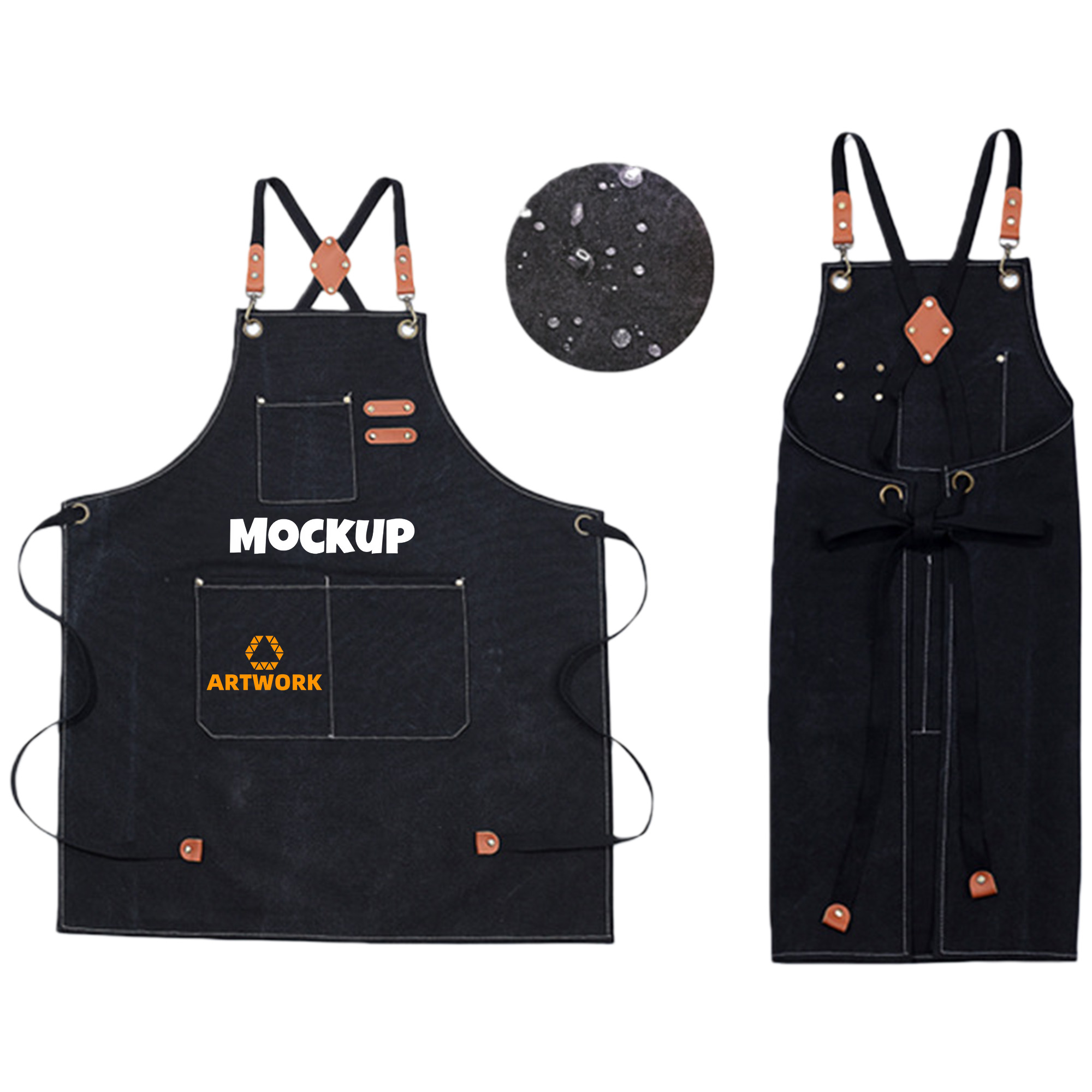 Adjustable Cross Back Kitchen Apron 13