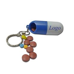 Pill Case with Key Ring