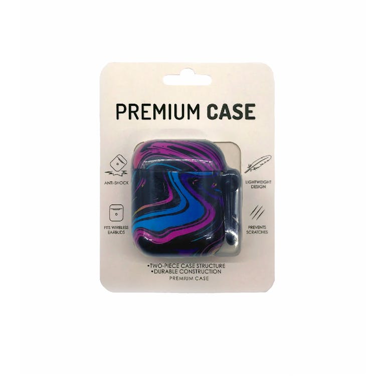 Wireless Earbuds Protective Case - Rainbow Marble Anti-Shock 2