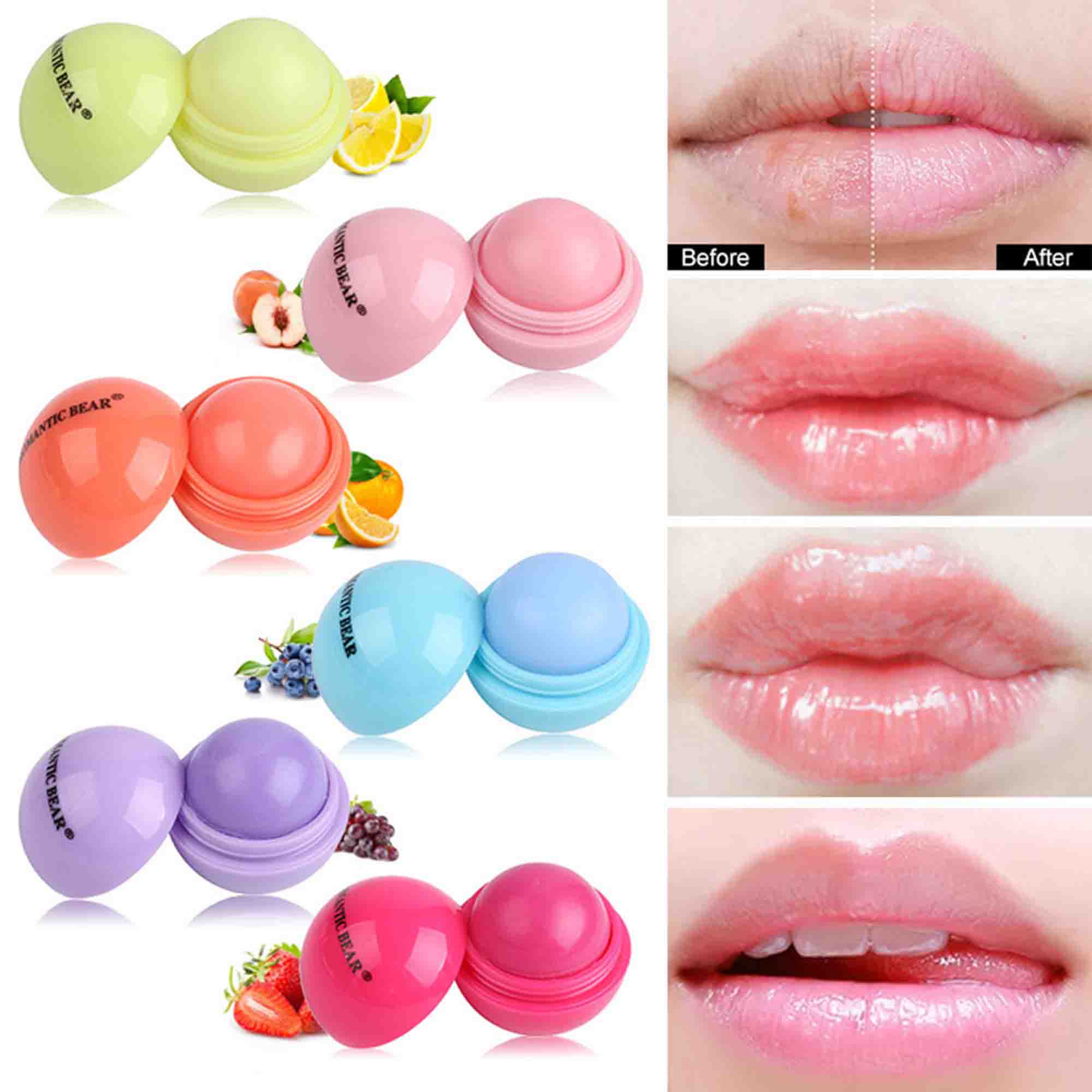 Round Scented Lip Balm