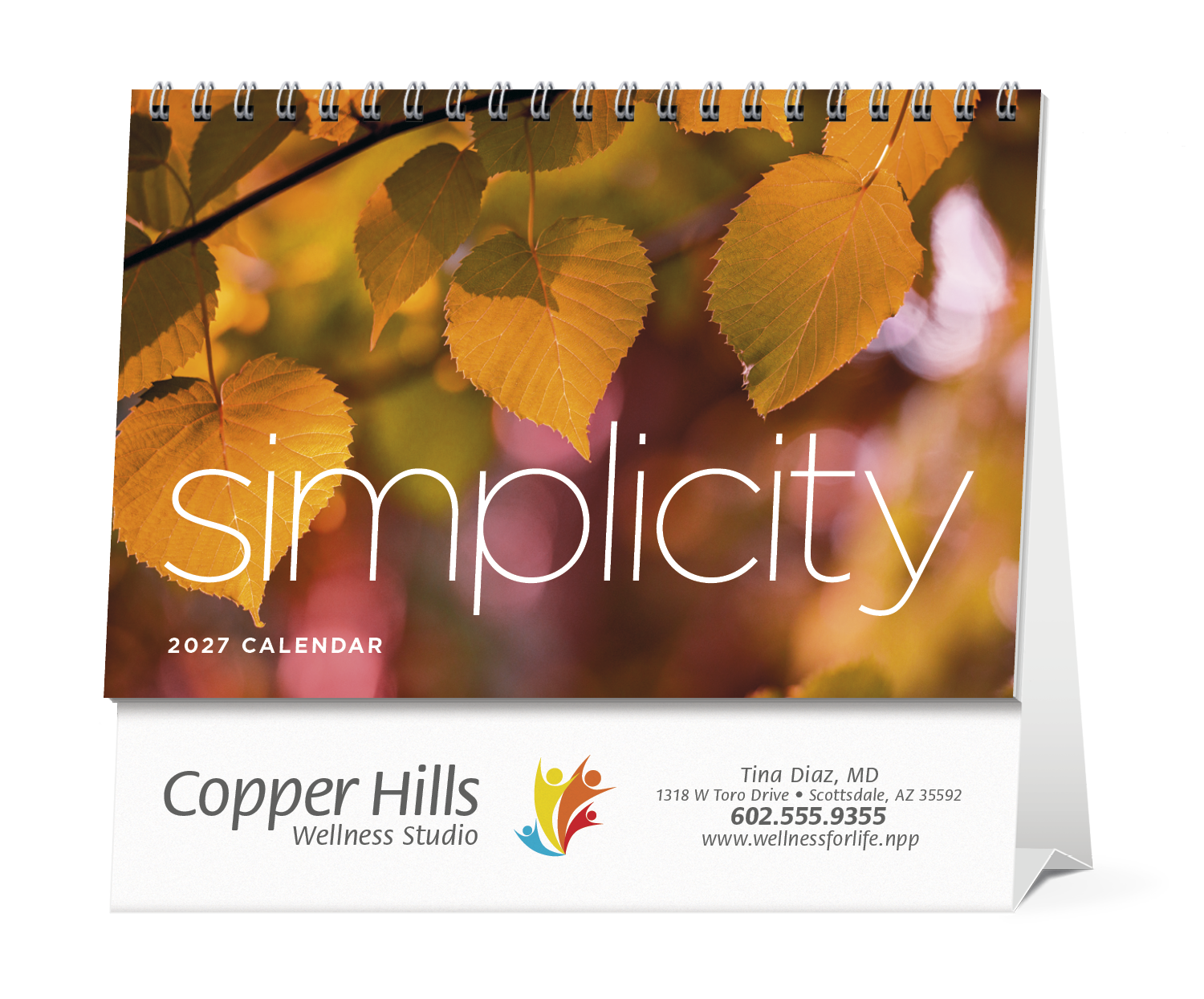 Triumph Calendars Simplicity Large Desk Calendar
