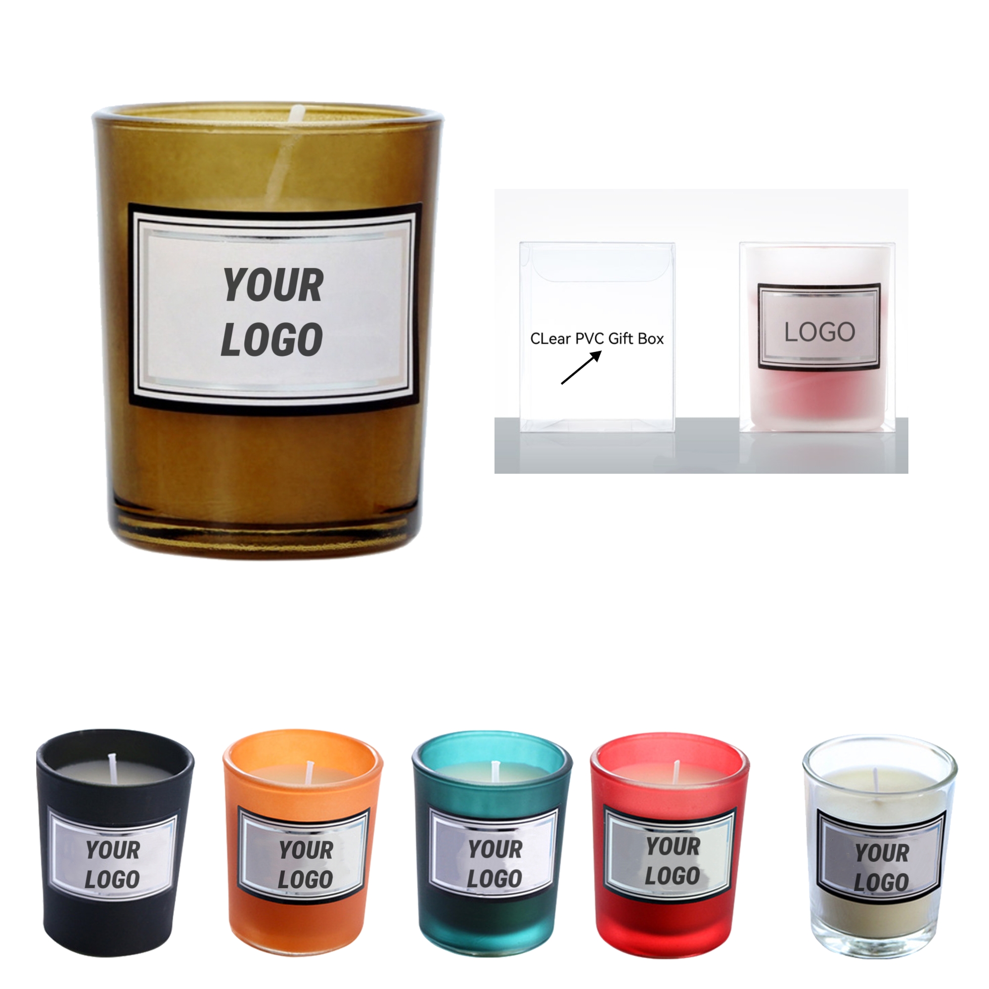 MOQ:10pcs 1.67 OZ Small Scented Candle