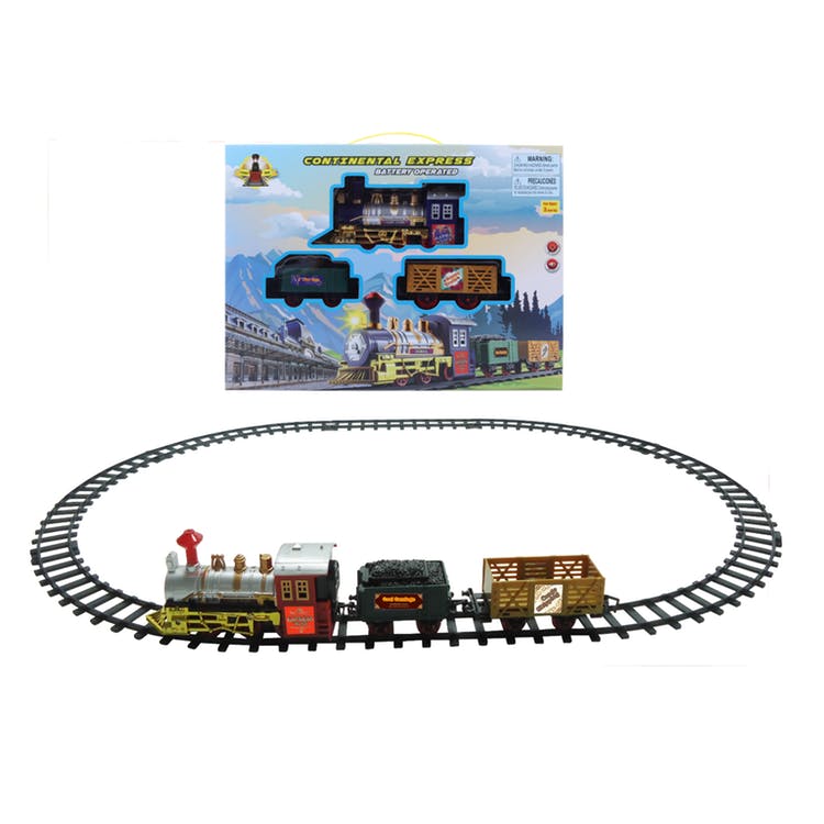 Continental Train Sets - Lights & Sounds Battery Operated 3