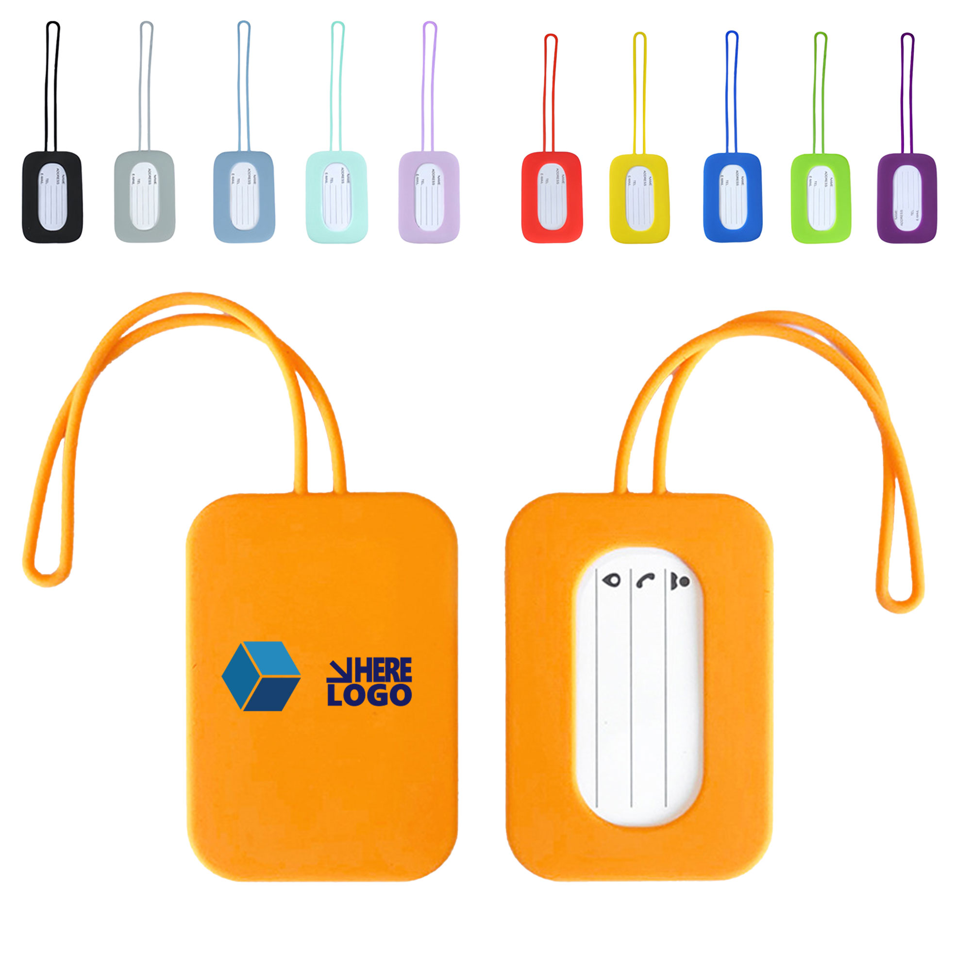 Silicone Baggage Label Tag