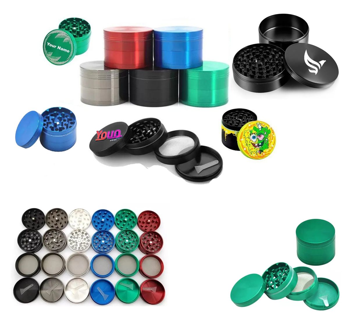2.5 Inch Herb Grinders - Durable, Customizable, And Wholesale