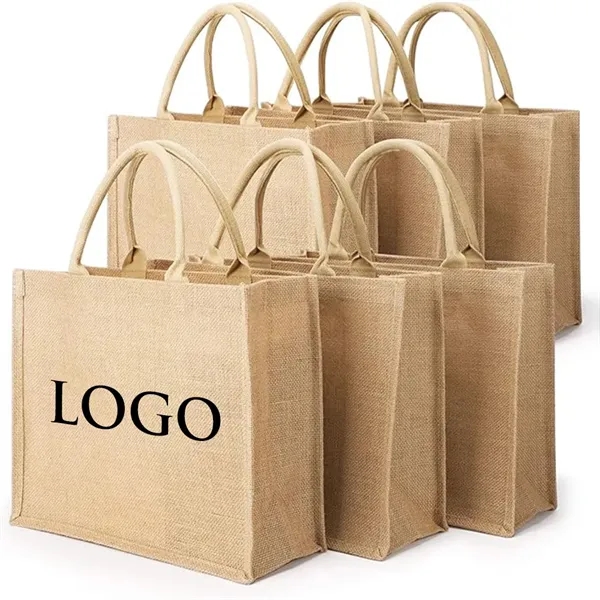 Burlap Bag for Work, School and Travel
