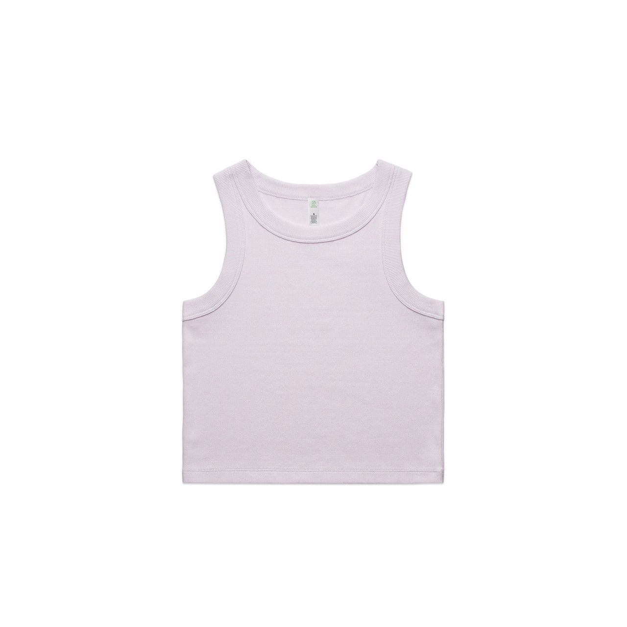 Wo's Organic Rib Crop Tank | 4064G 80