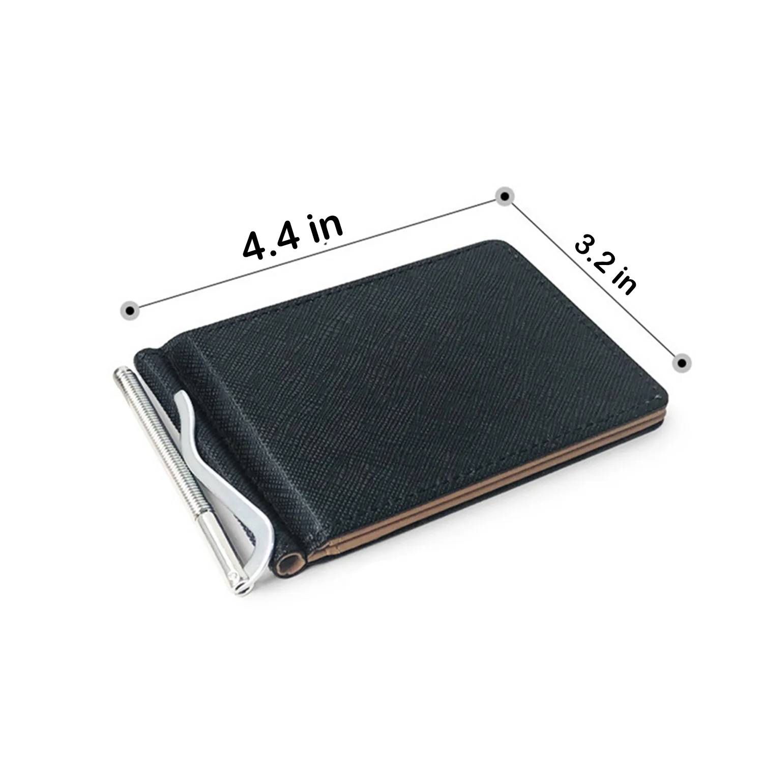 Saffiano PU Leather Slim Wallet 15