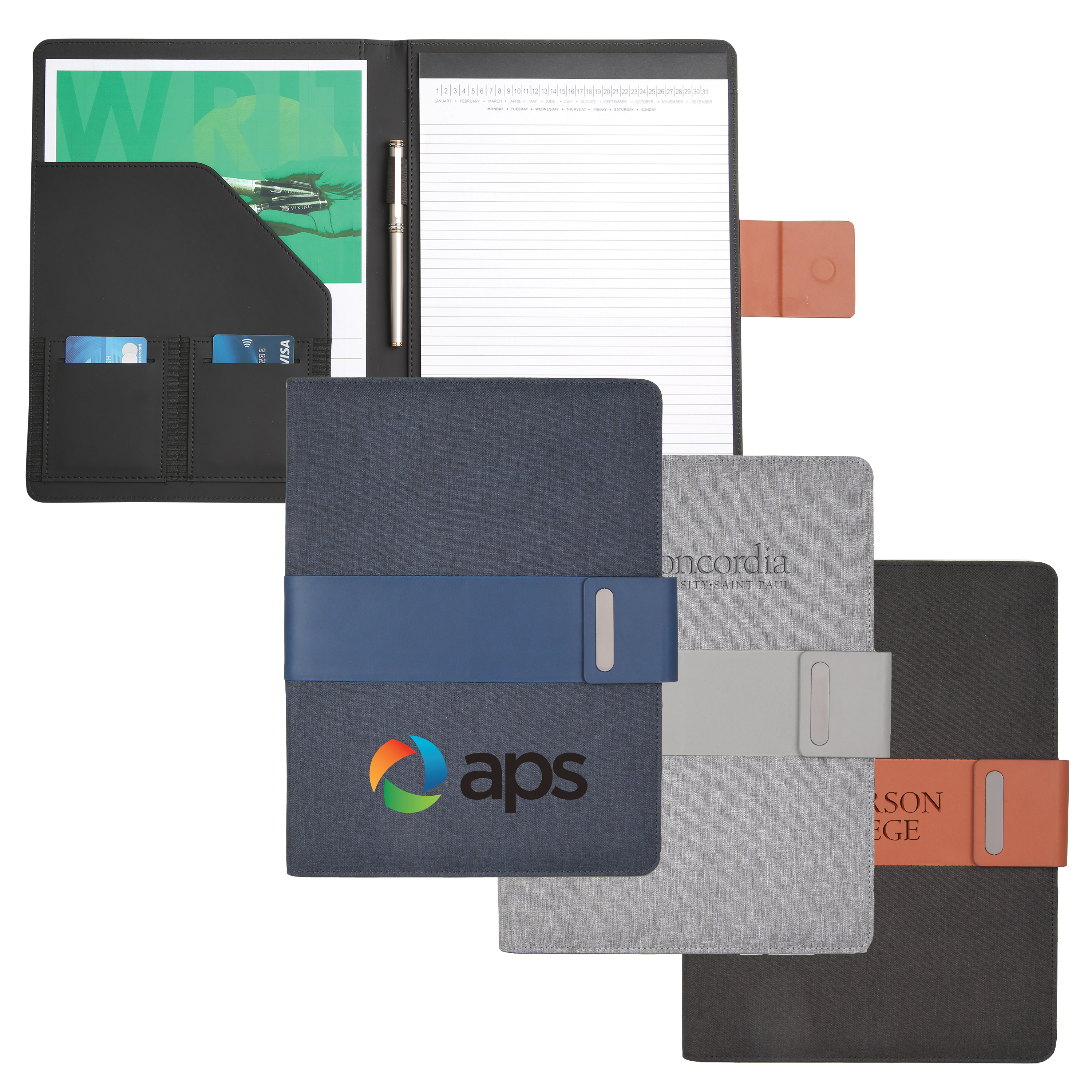Interstate - Canvas Padfolio w/ Magnetic Closure