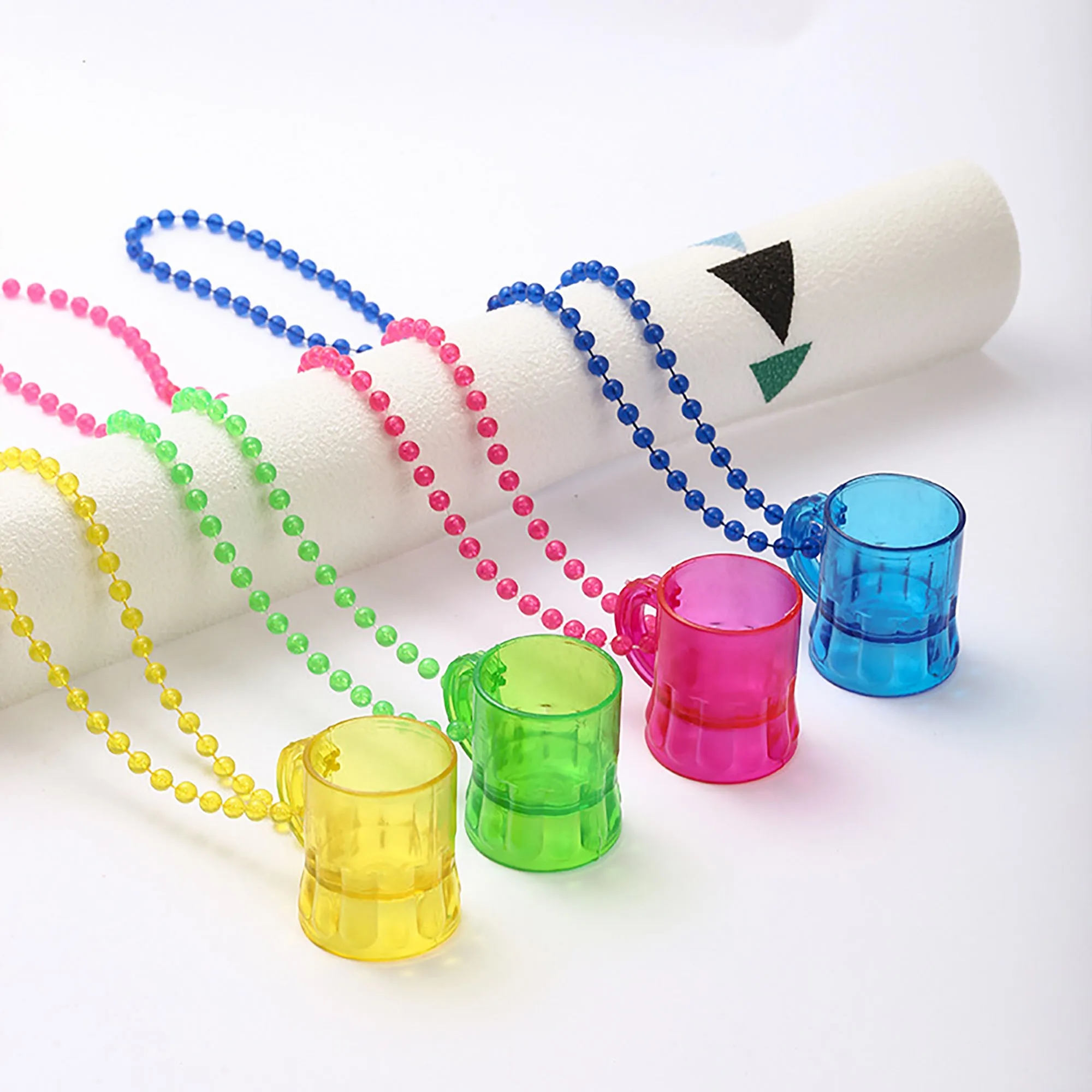Beer Mug Plastic Necklace 13