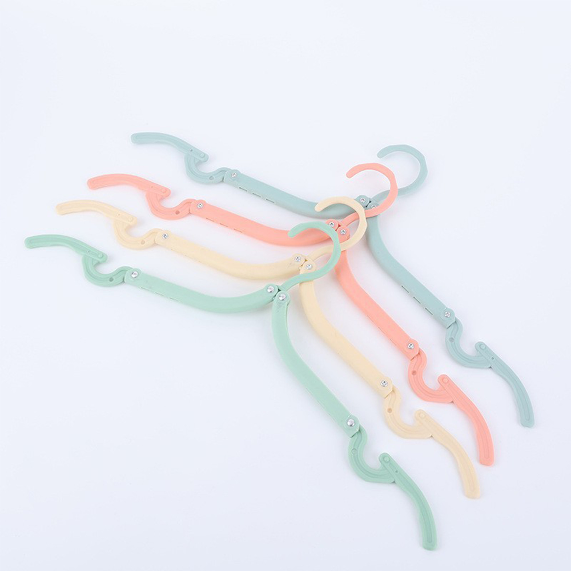 MOQ 50PCS PP Folding Clothes Hanger 8