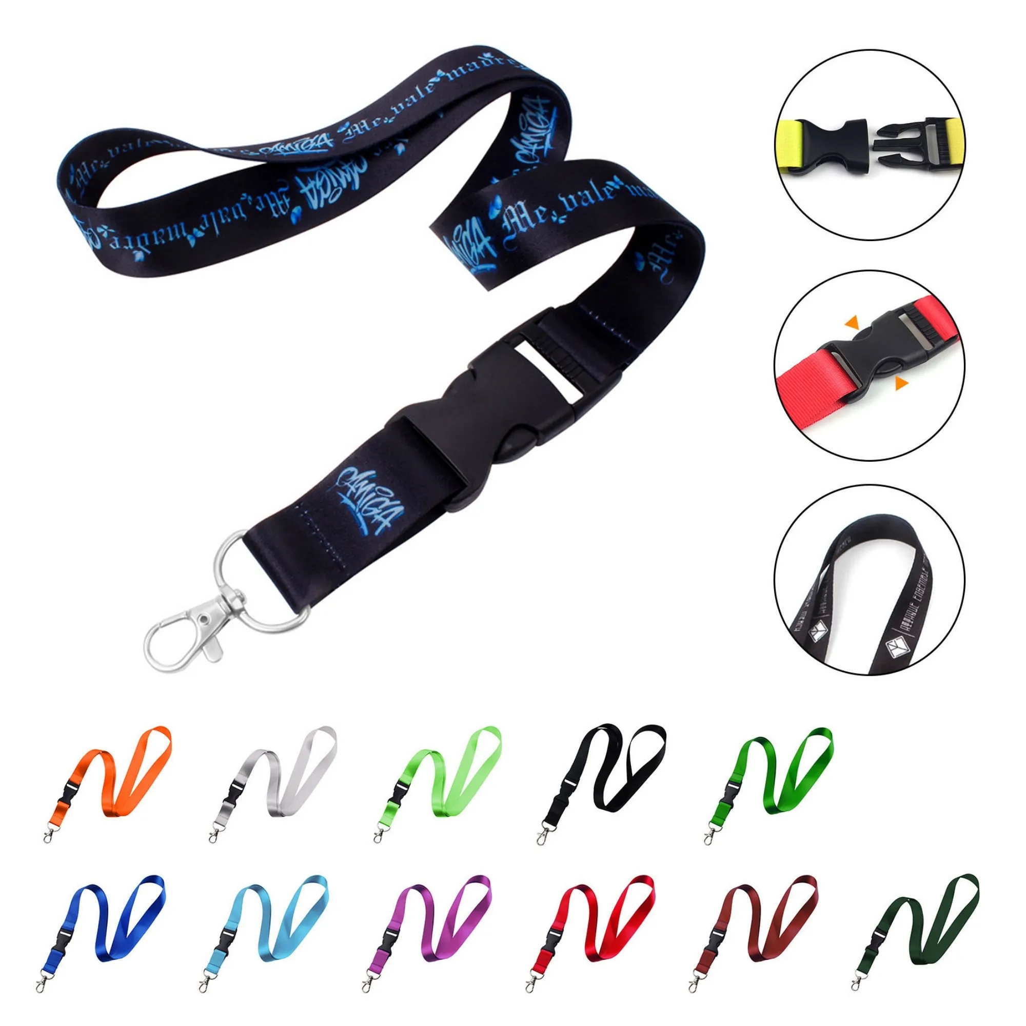Lanyard Keychain With Detachable Buckle 25
