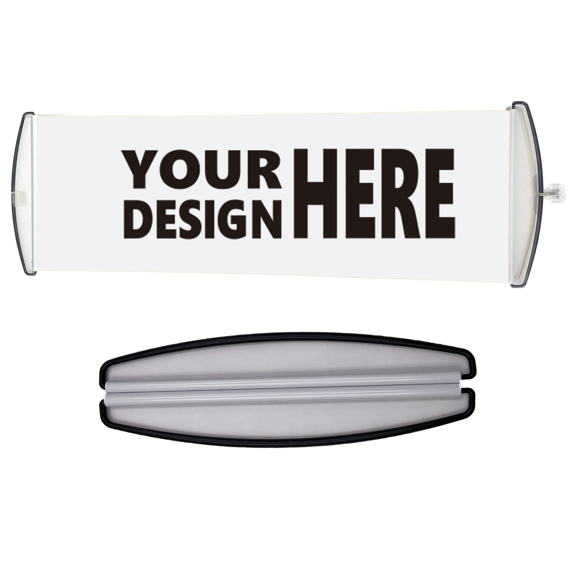 Handheld Retractable Scroll Banner