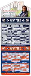 Magna-Card House Shape Magnet - Baseball Schedules (3.5 x 9)