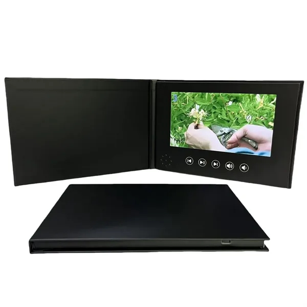 7" Video Brochure Paper for conference campaigns