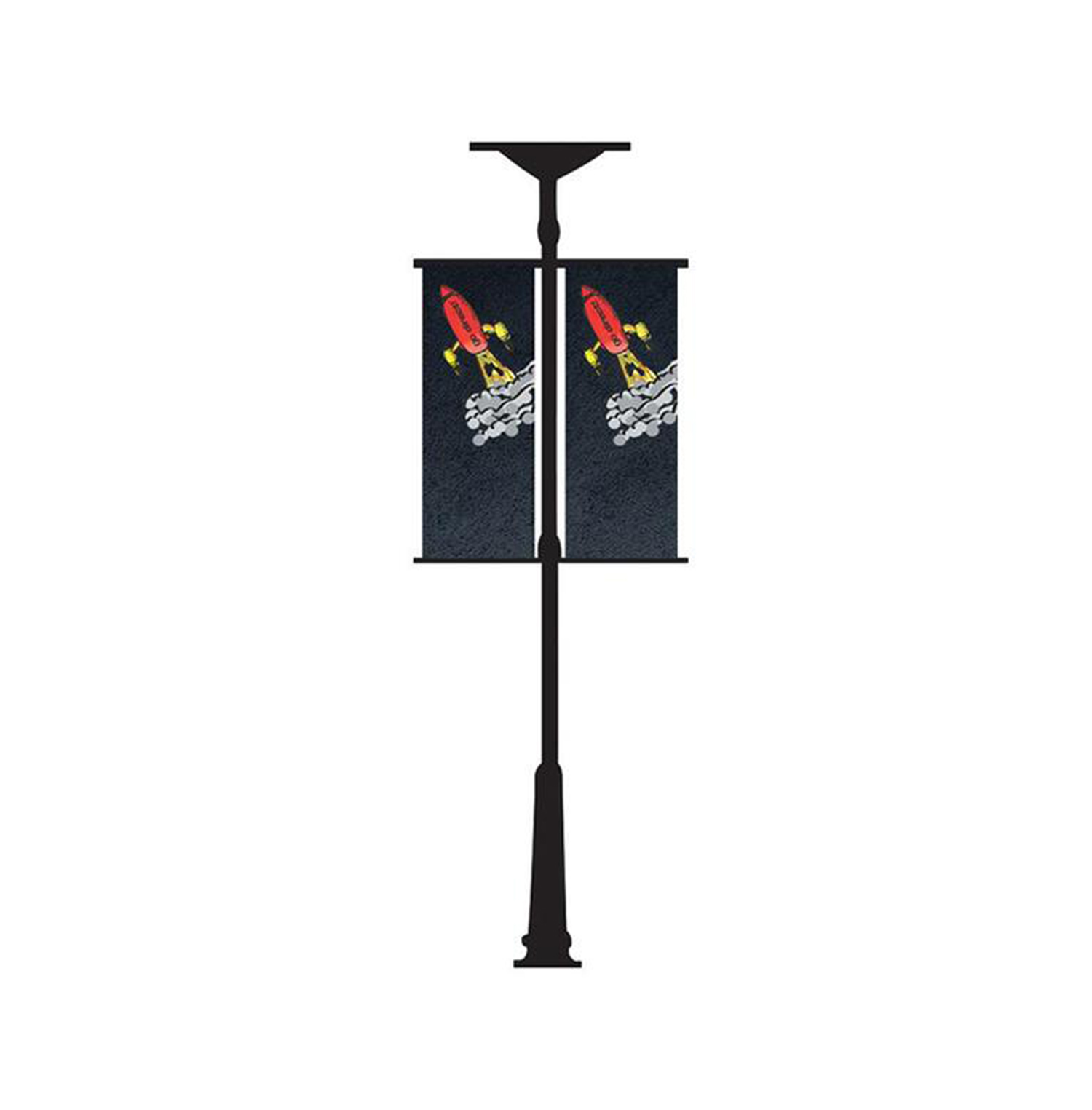 Street Pole Double Sided Replacement Banner 24" x 72"