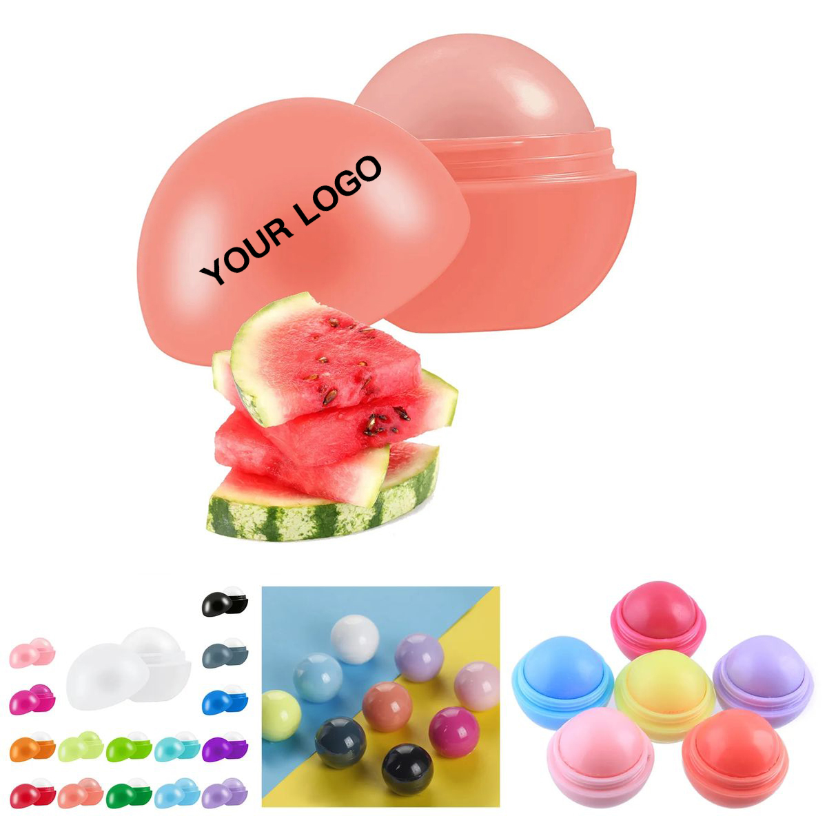 Compact Round Lip Balm for Purses or Travel