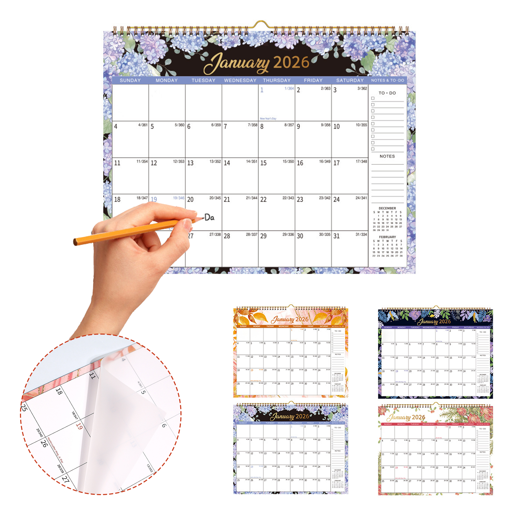 Desktop Calendar Monthly Wall Planner