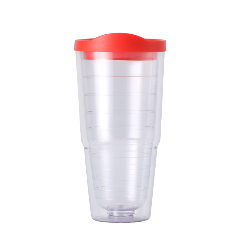 24Oz Double Wall Solid Clear Orbit Acrylic Tumbler - RZMS1114 | NY POWER  PROMOS