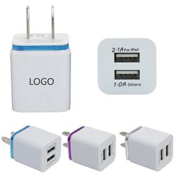 Mini Universal Dual Port USB Wall Charger
