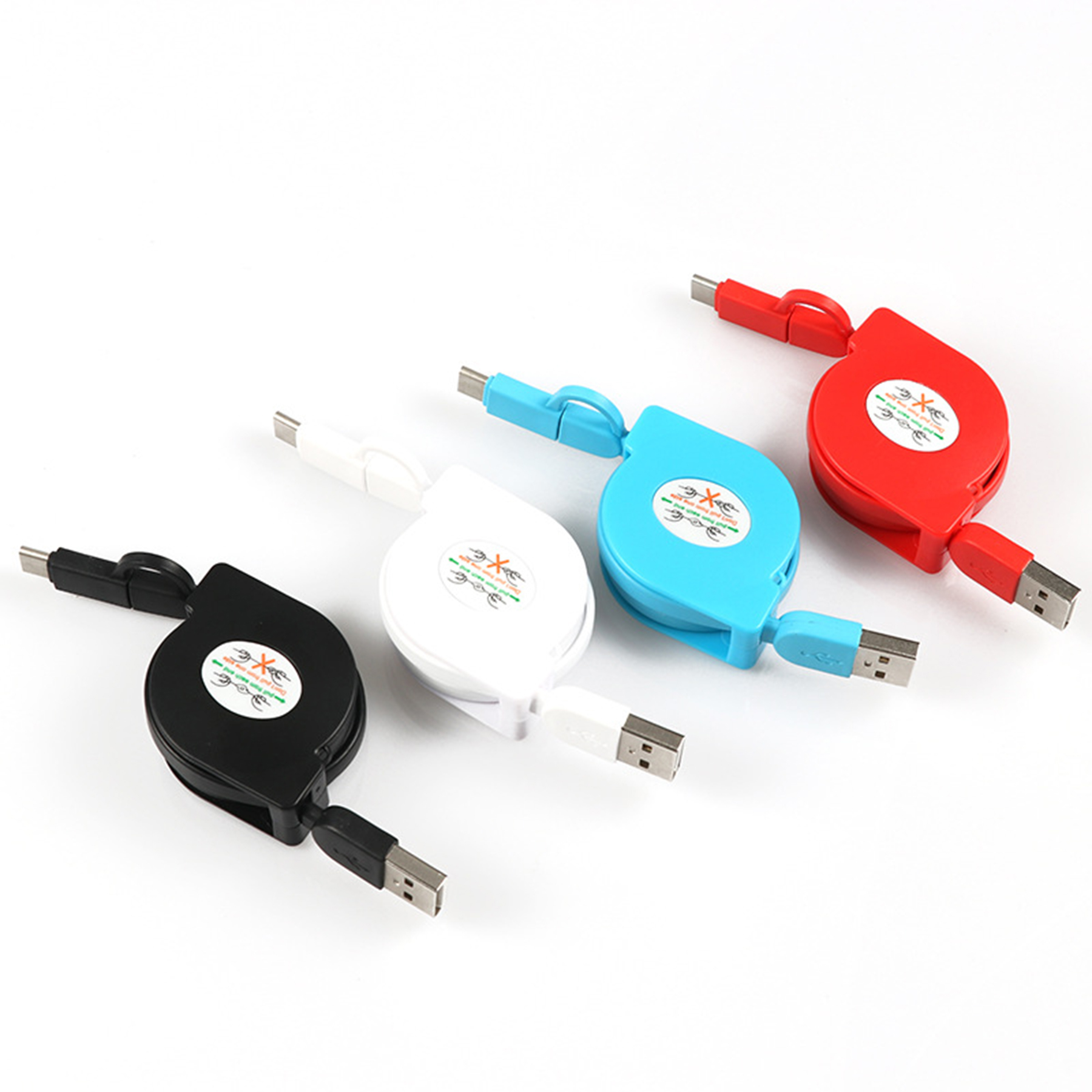 4 in 1 Retractable Charging Cable