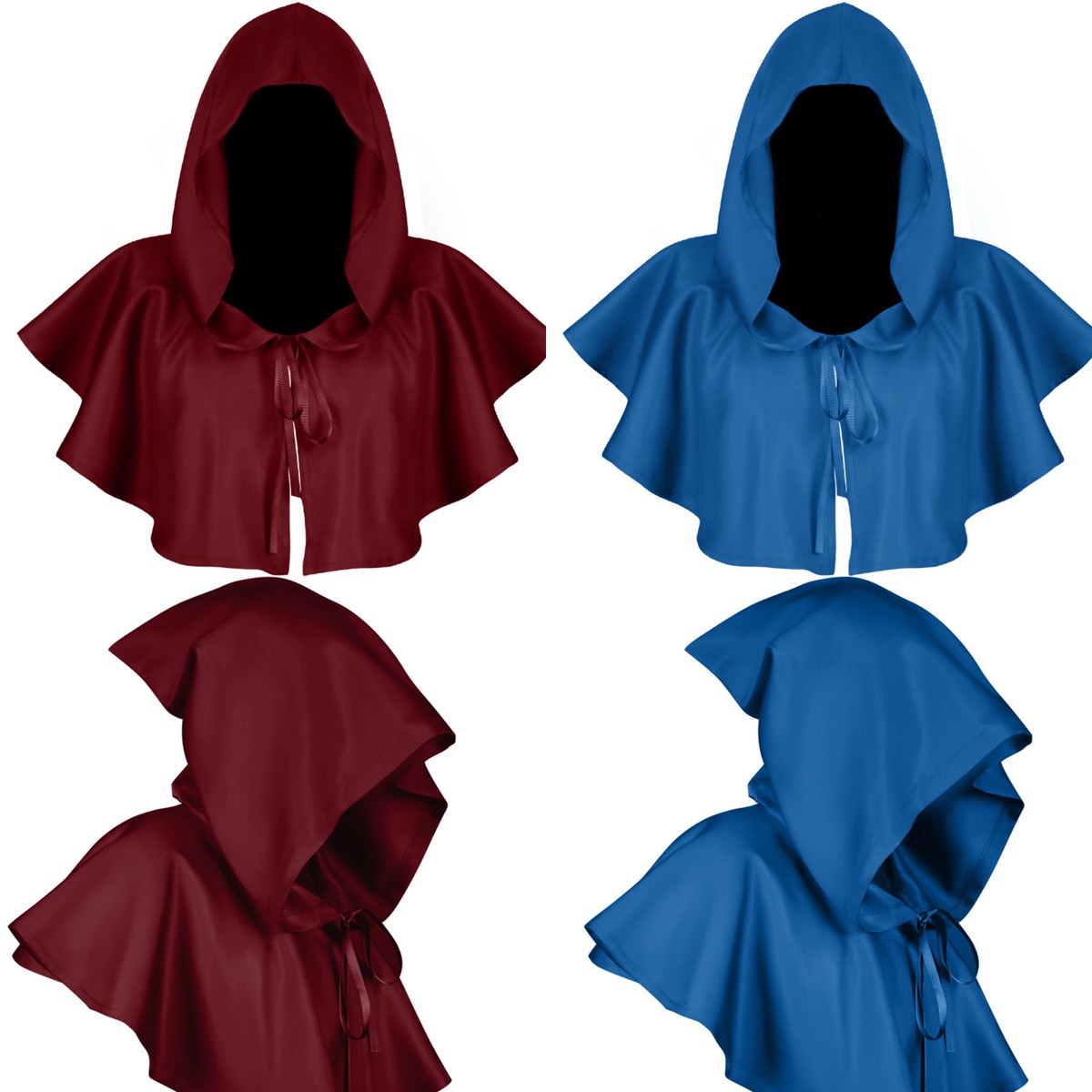 Hooded Hero Cape Halloween Christmas Cloak 9