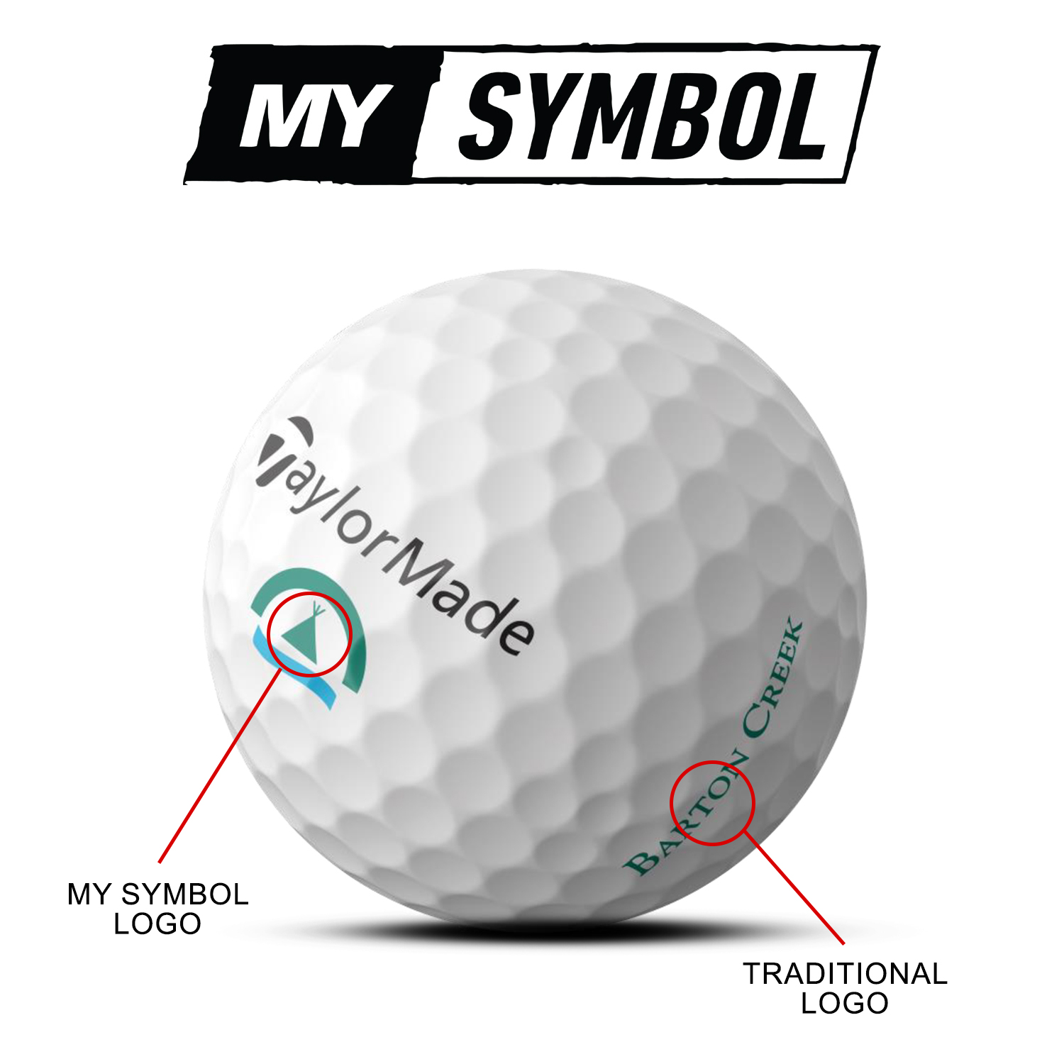 TaylorMade TP5X MySymbol Golf Balls 16