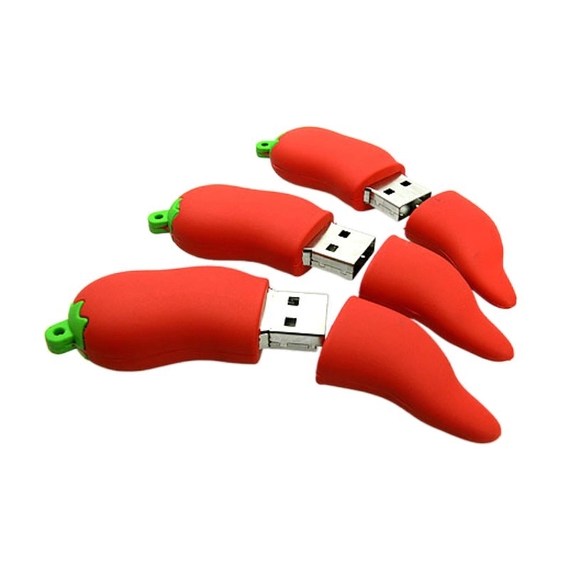 Chili Pepper PVC USB Flash Drive