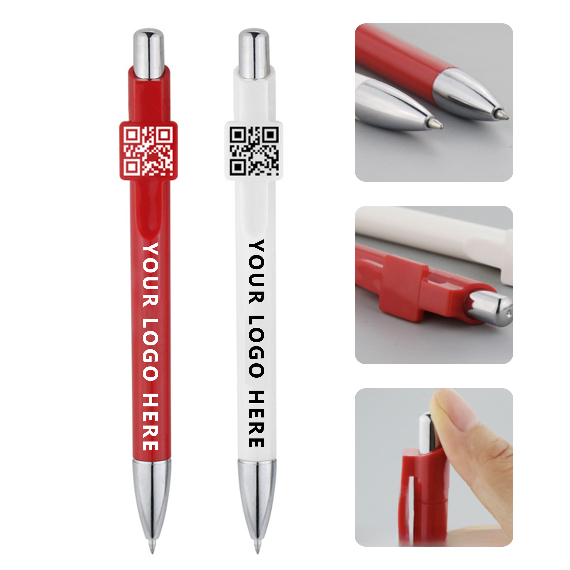 Personalized QR Code Press Gel Pen