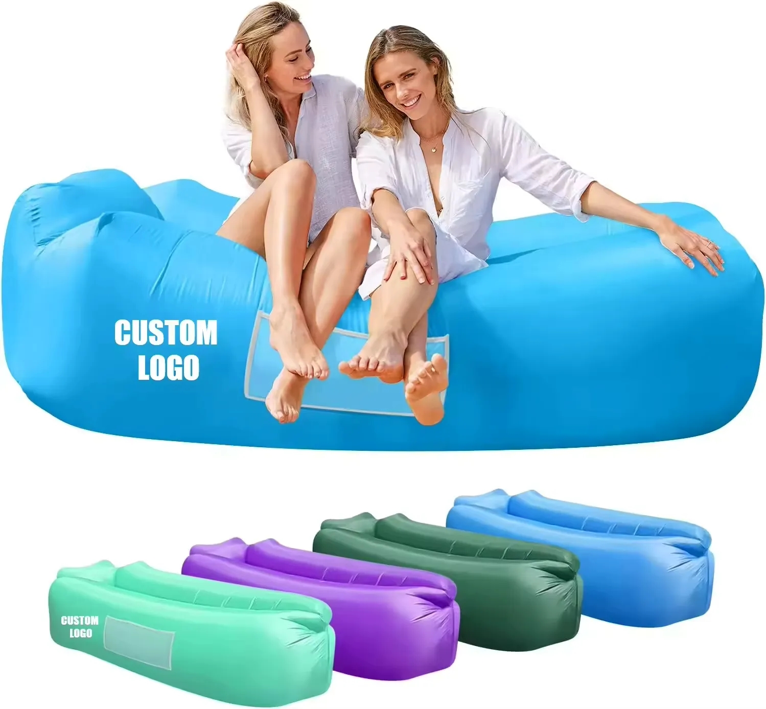 Portable Inflatable Lounger Air Sofa Hammock 3