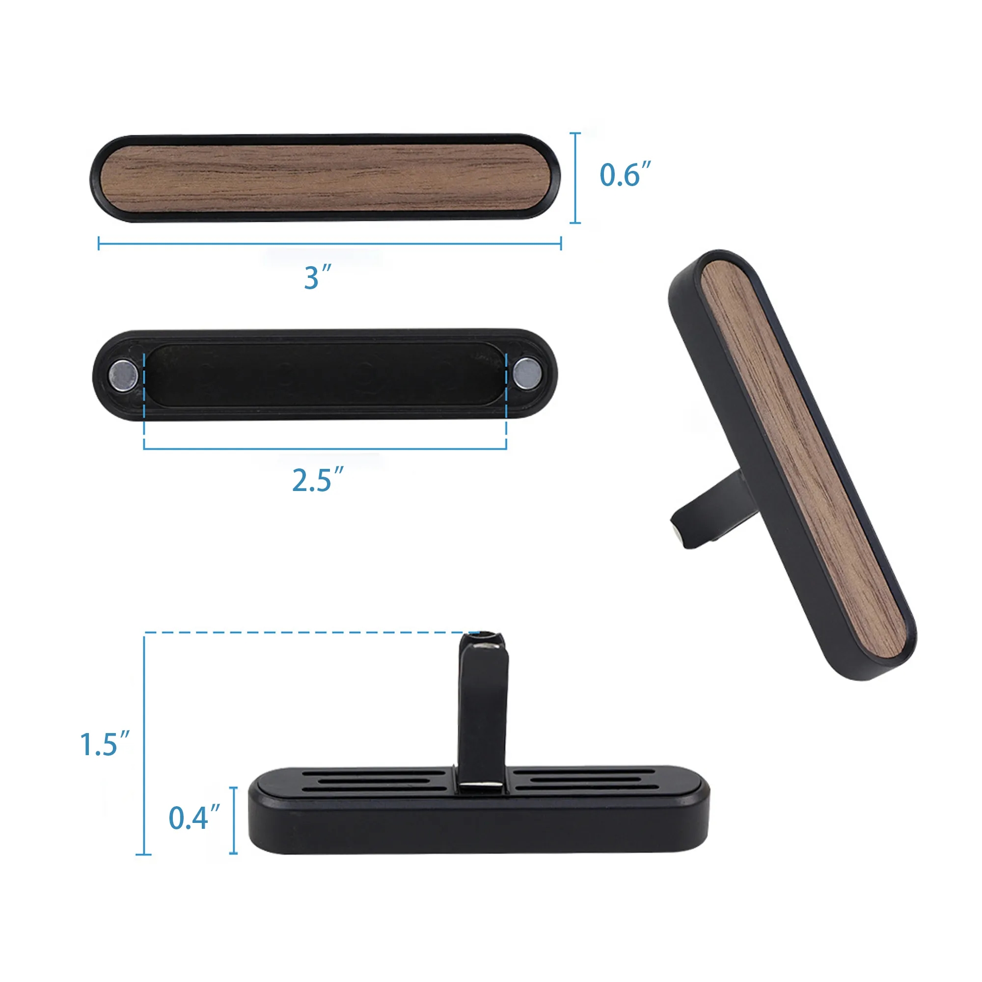 Car Air Fresheners Scents Diffuser Vent Clips Wood Premium 7
