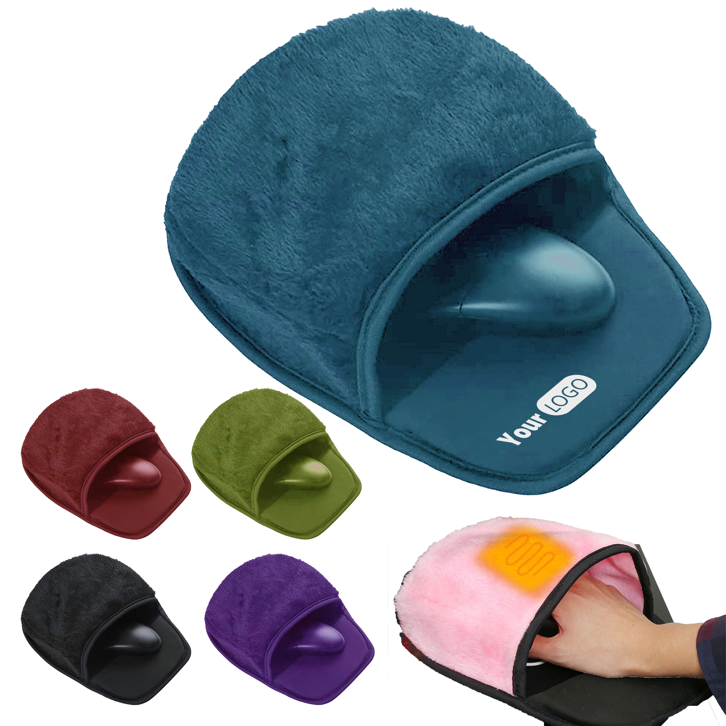 Other Fabric Plush Hand Warmer Mouse Pad ®C A Winter Essential For Computer Users