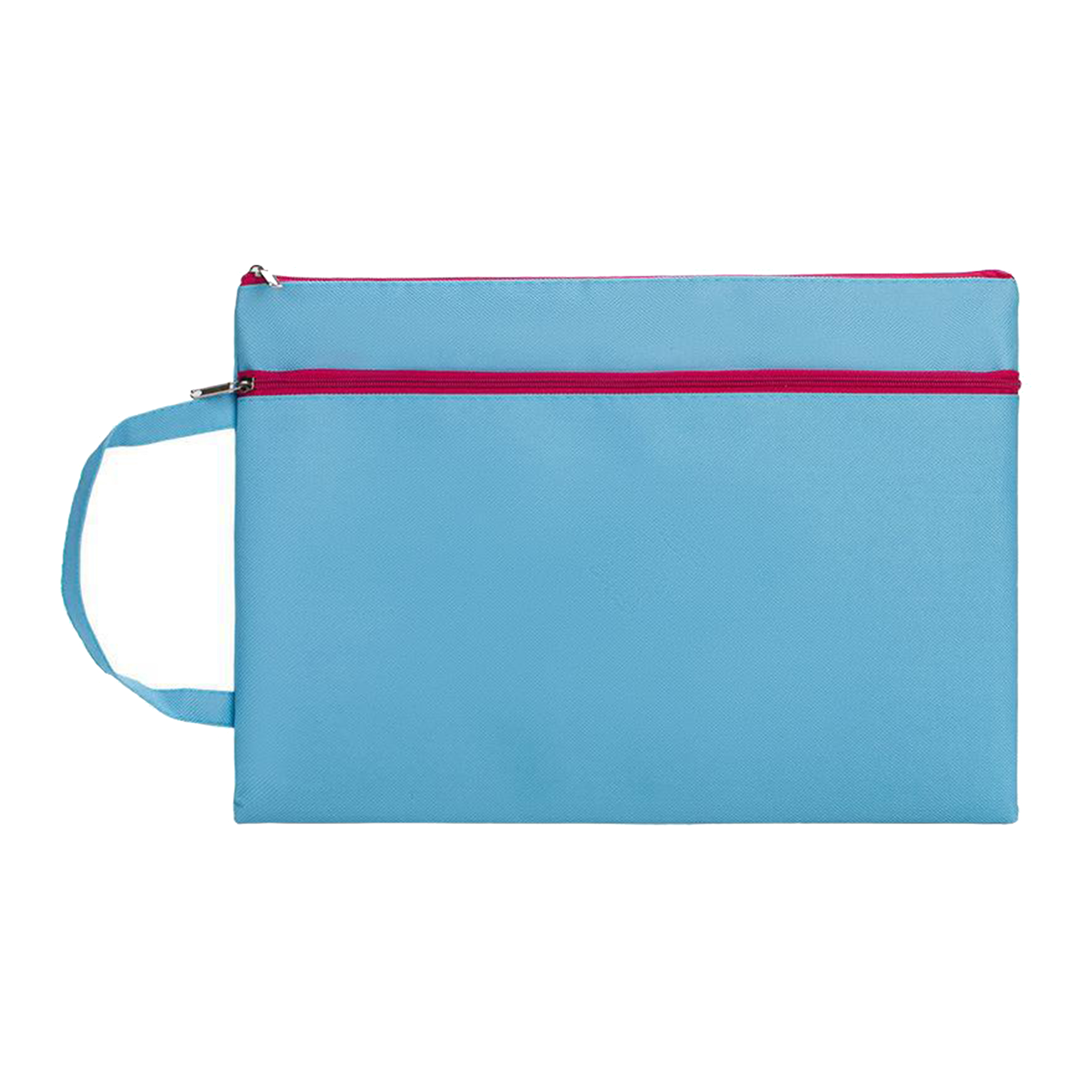 Colorful Canvas Dual-Zipper Document Bag, custom messenger bag with logo imprint 13