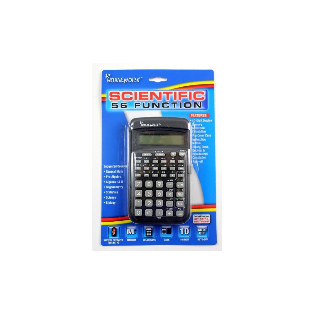 Scientific Calculator - 56 Function 10 Digit Auto Off 3