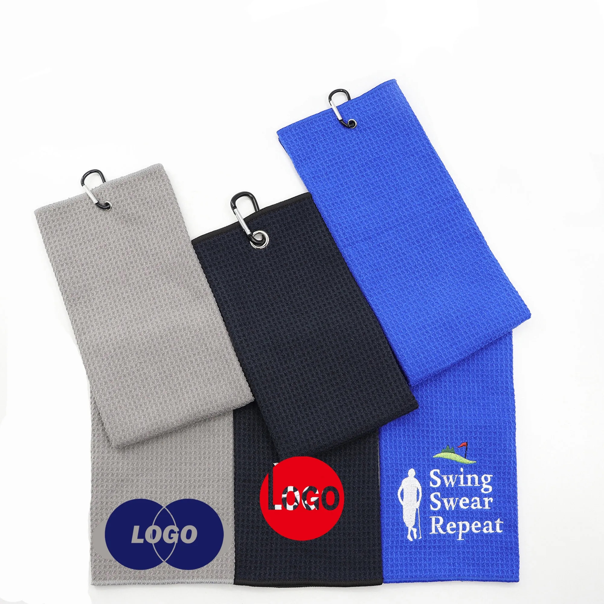Waffle Golf Towel 6