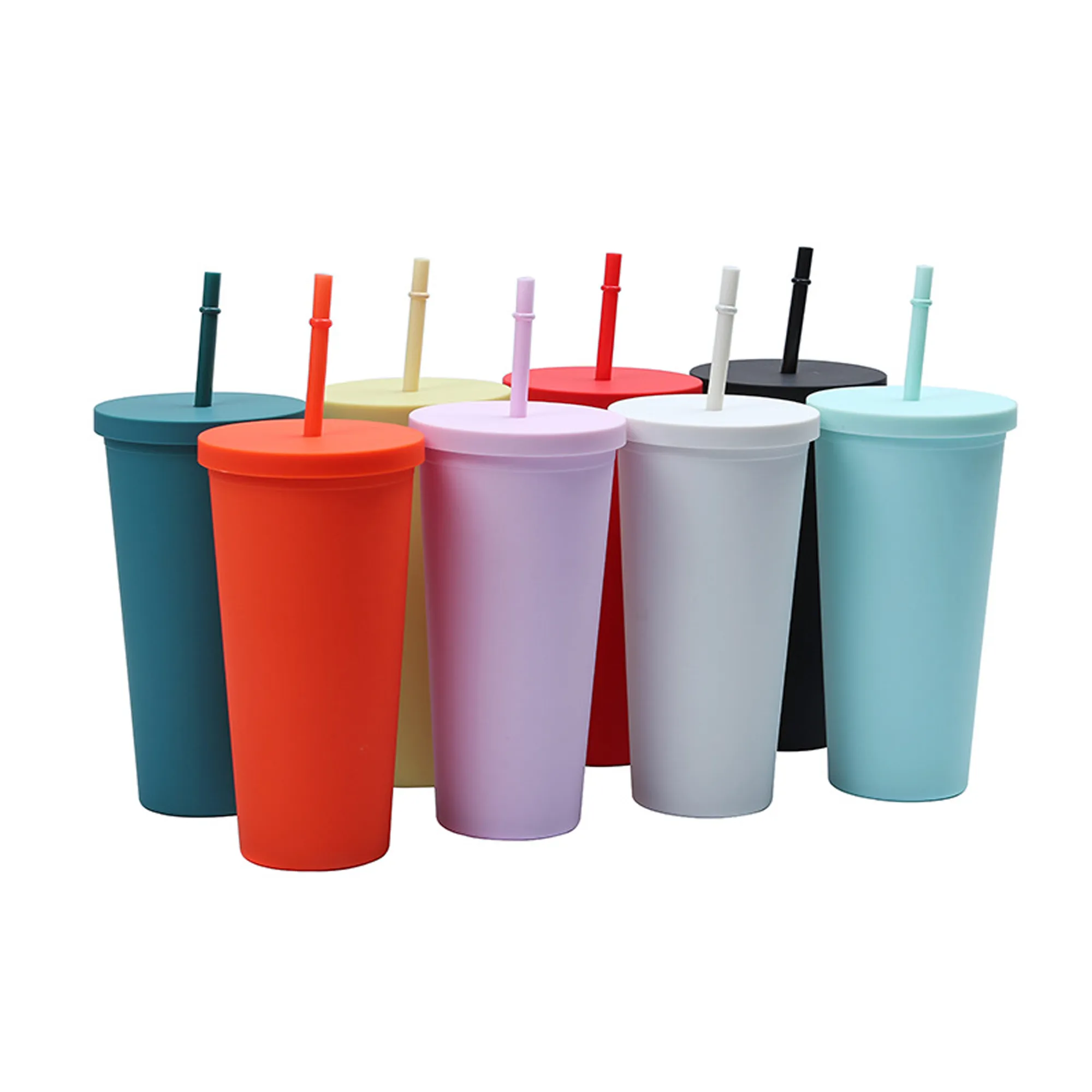 24 OZ Custom Colored Plastic Cups 7