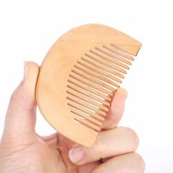 Pocket Natural Hair Wide Tooth Wooden Comb