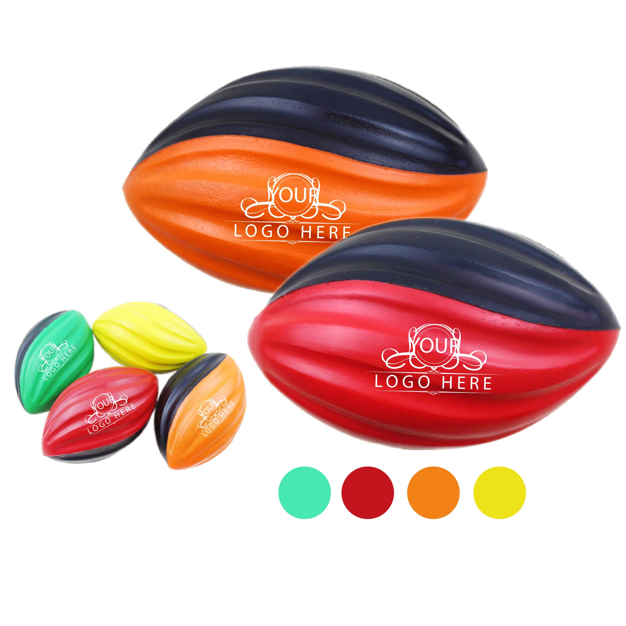 Mini Spiral Football Toys 4