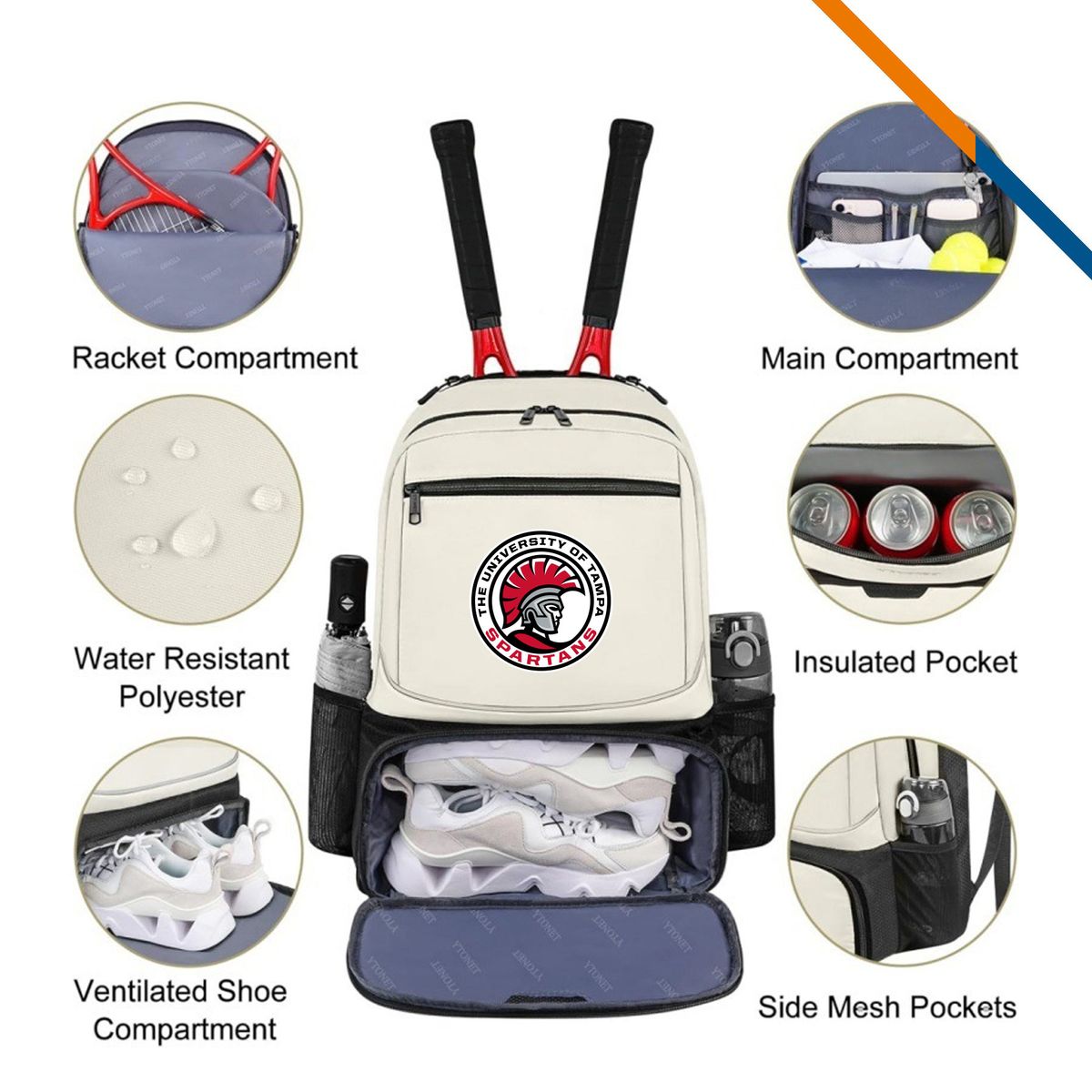 ACpromotionals CoolFit Backpack - Thumbnail 2