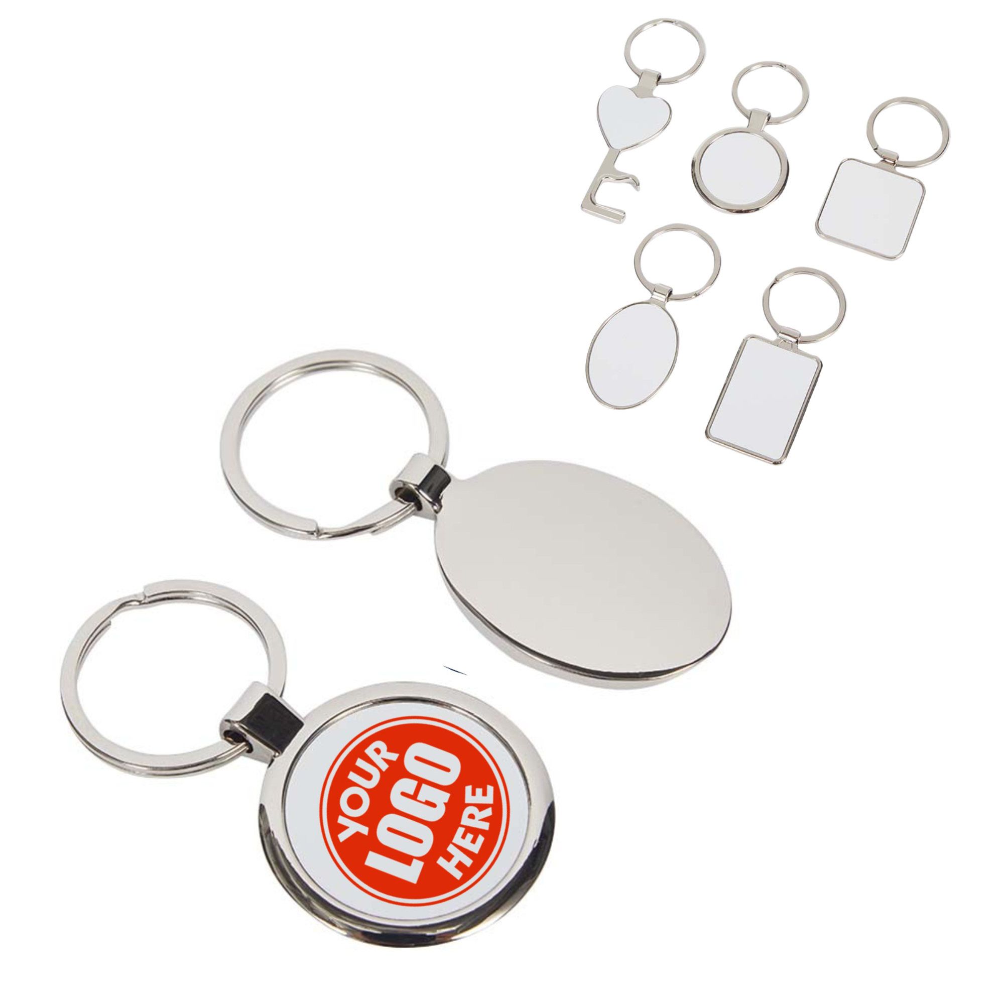 Laser Engraved Blank Keychain