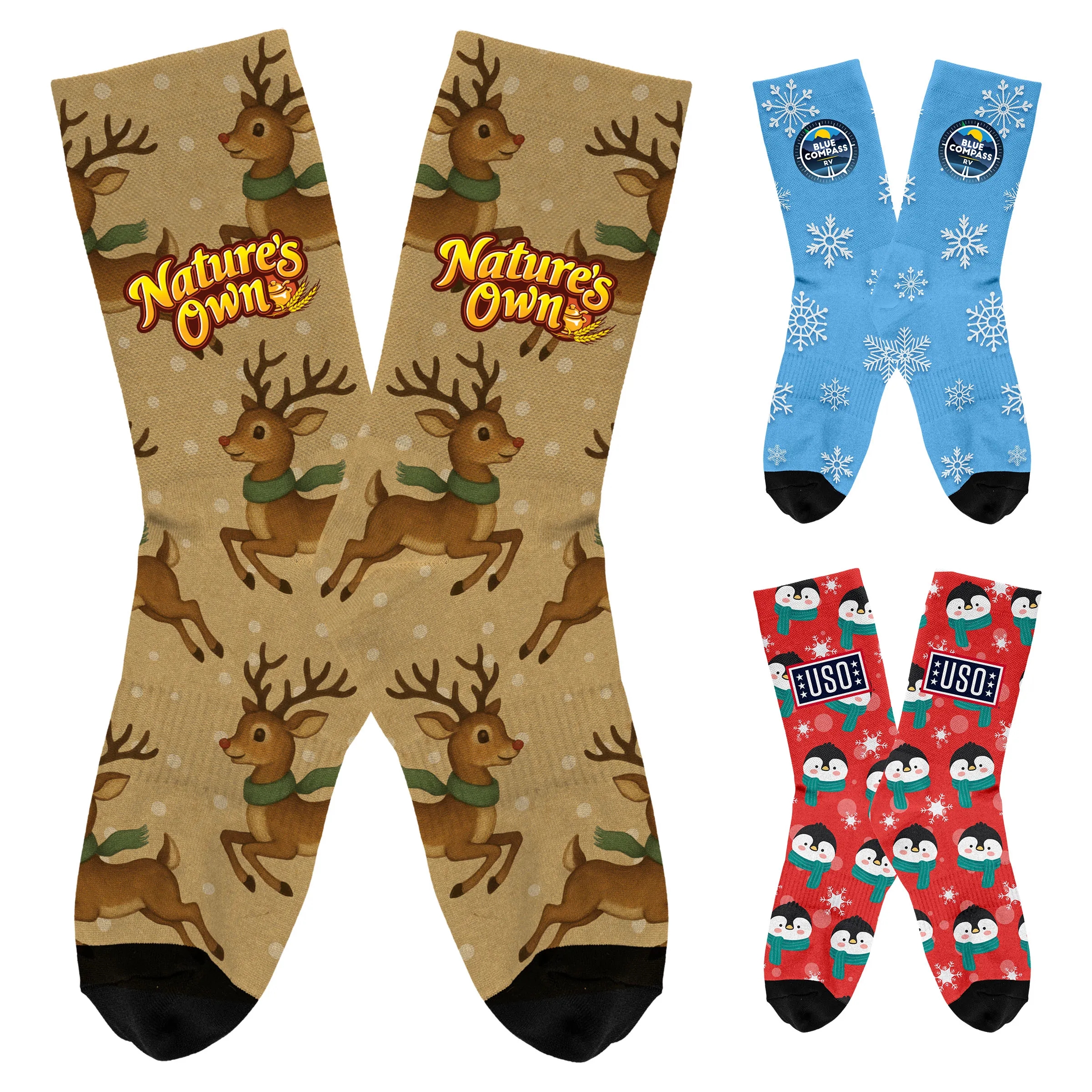 Holiday Full Color Socks 2