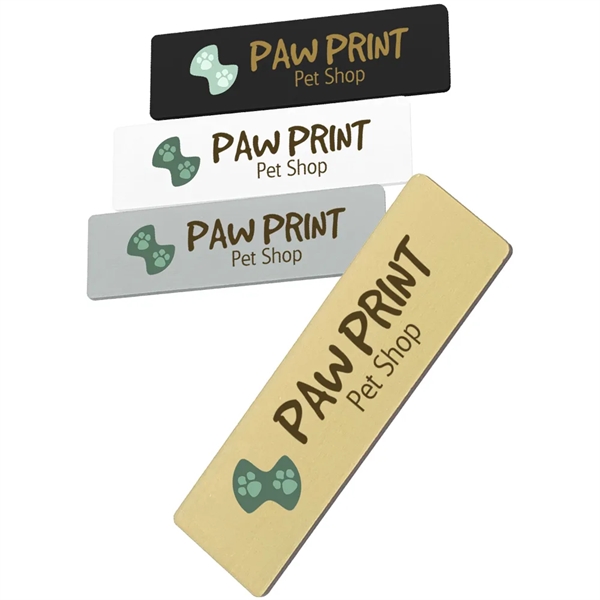 3 x 1 in Digitally Printed Name Badge