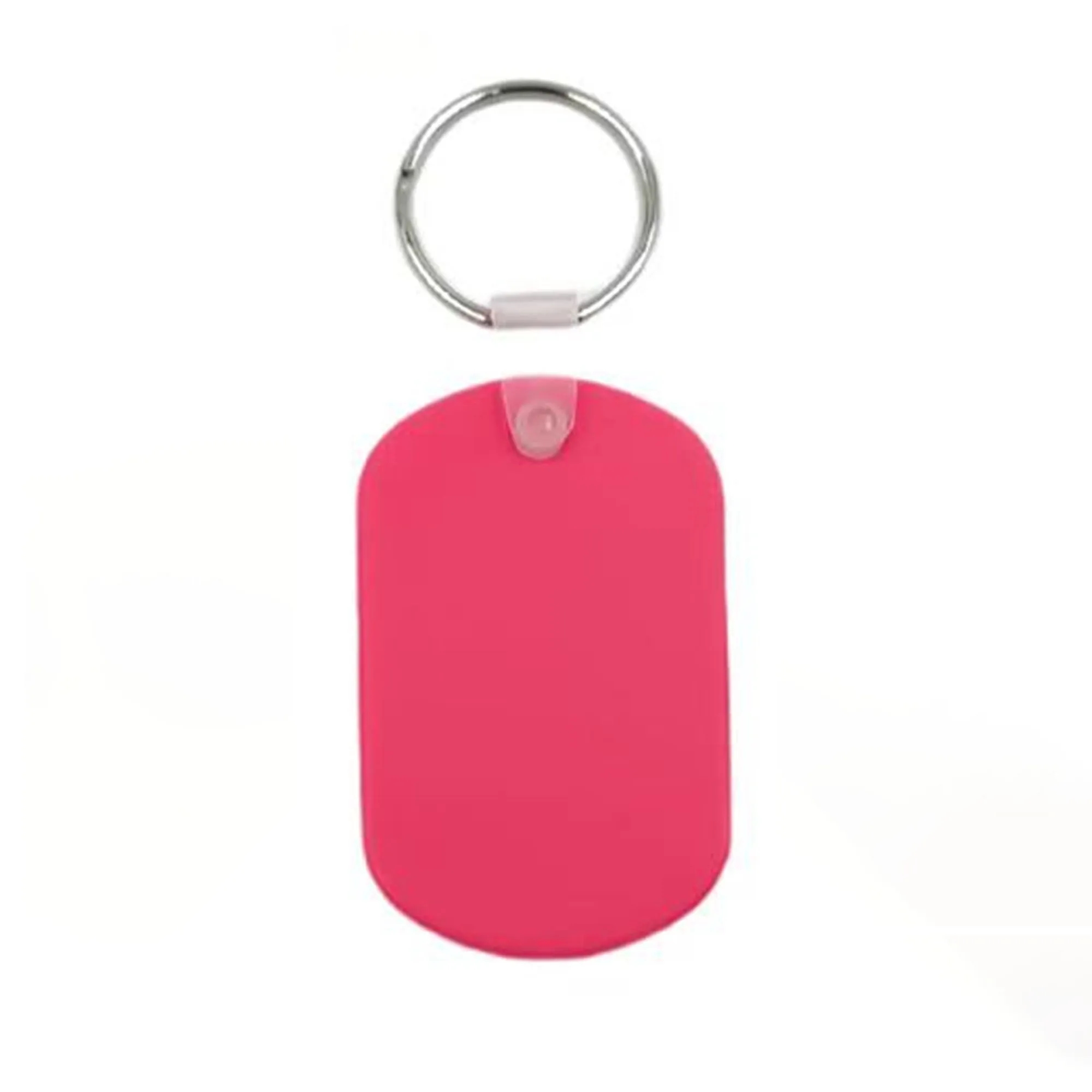 Keychain Soft Plastic Dog Pet Name Tag 10